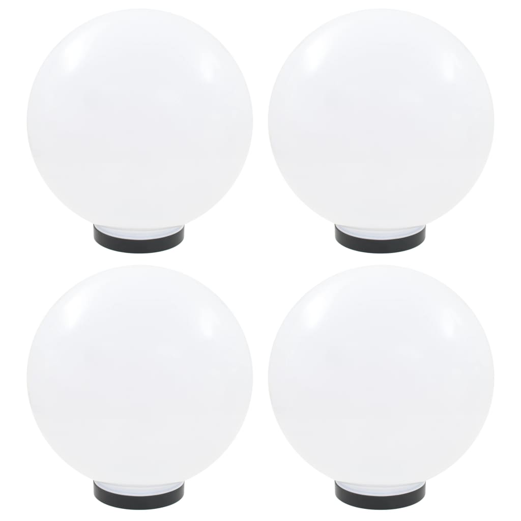 Juego de lámparas de bola LED 2 piezas esféricas 25 cm PMMA