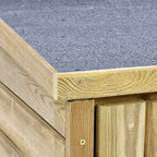 Cobertizo para jardín de madera pino impregnada 232x110x170 cm