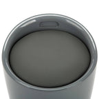 Taburete de almacenamiento cuero sintético gris