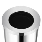 Cubo de basura para hotel de acero inoxidable 32 L