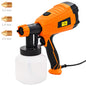 Pistola de pintura eléctrica con 3 tamaños boquilla 500W 800ml