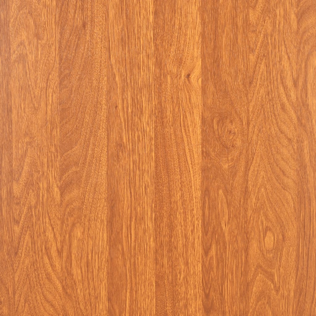 Conjunto de comedor 7 piezas MDF y acero marrón