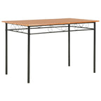 Mesa de comedor de madera maciza de mango rugosa 180x90x76 cm