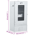 Horno ahumador barbacoa 1 kg de virutas de madera 44,5x29x83 cm