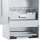 Horno ahumador barbacoa 1 kg de virutas de madera 44,5x29x83 cm