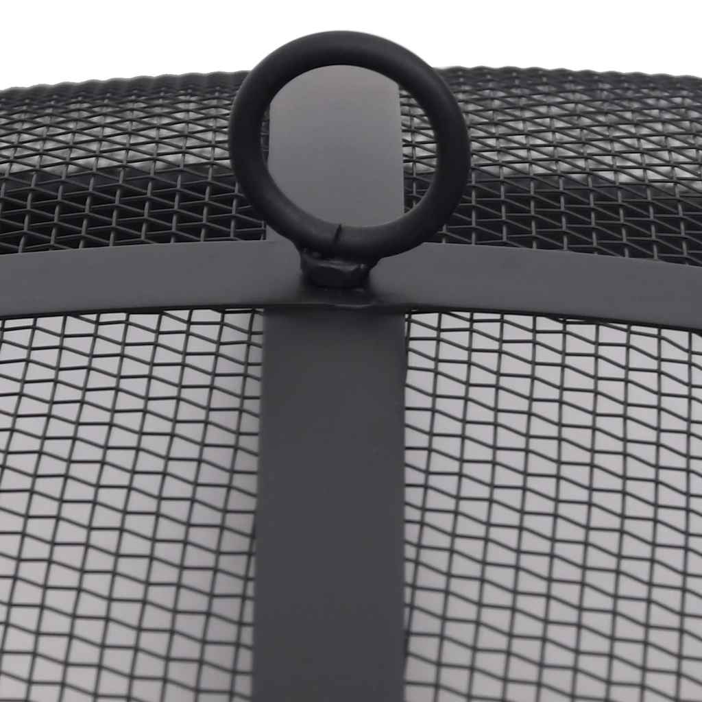 Brasero de jardín con parrilla acero inoxidable 76 cm