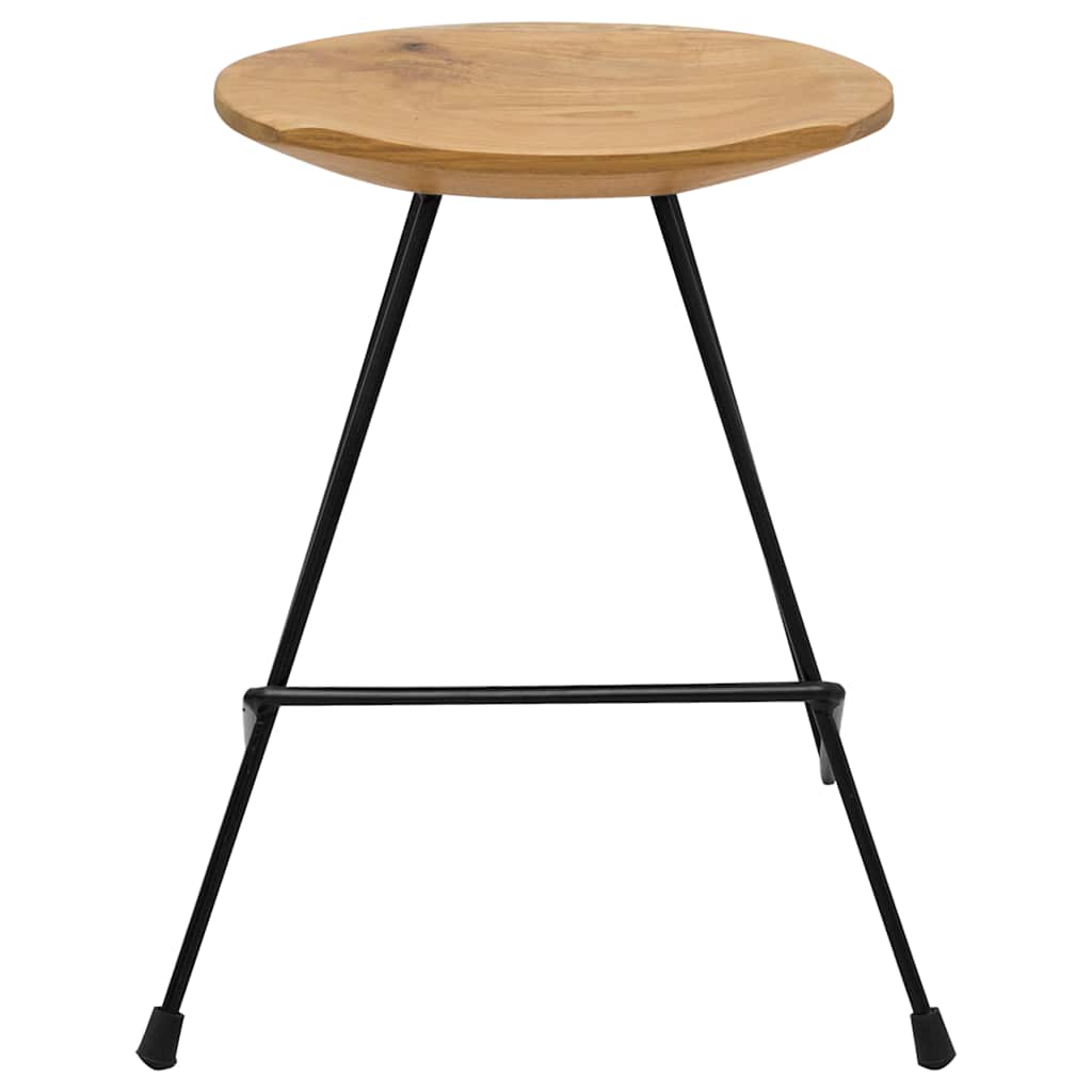 Taburetes de cocina 2 unidades madera de teca maciza