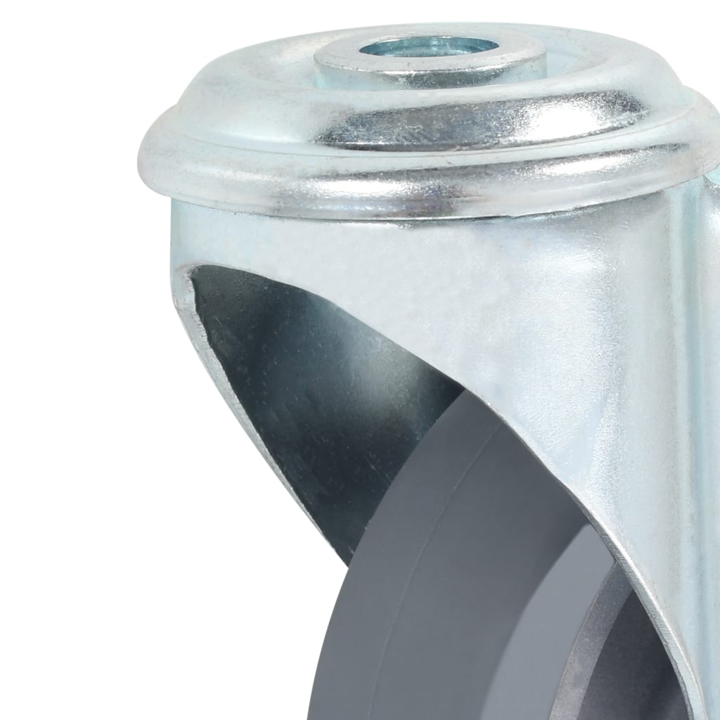 Ruedas giratorias con agujero pasador 8 unidades 100 mm