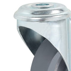 Ruedas giratorias con agujero pasador 16 unidades 100 mm