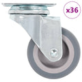 Ruedas giratorias 36 unidades 50 mm