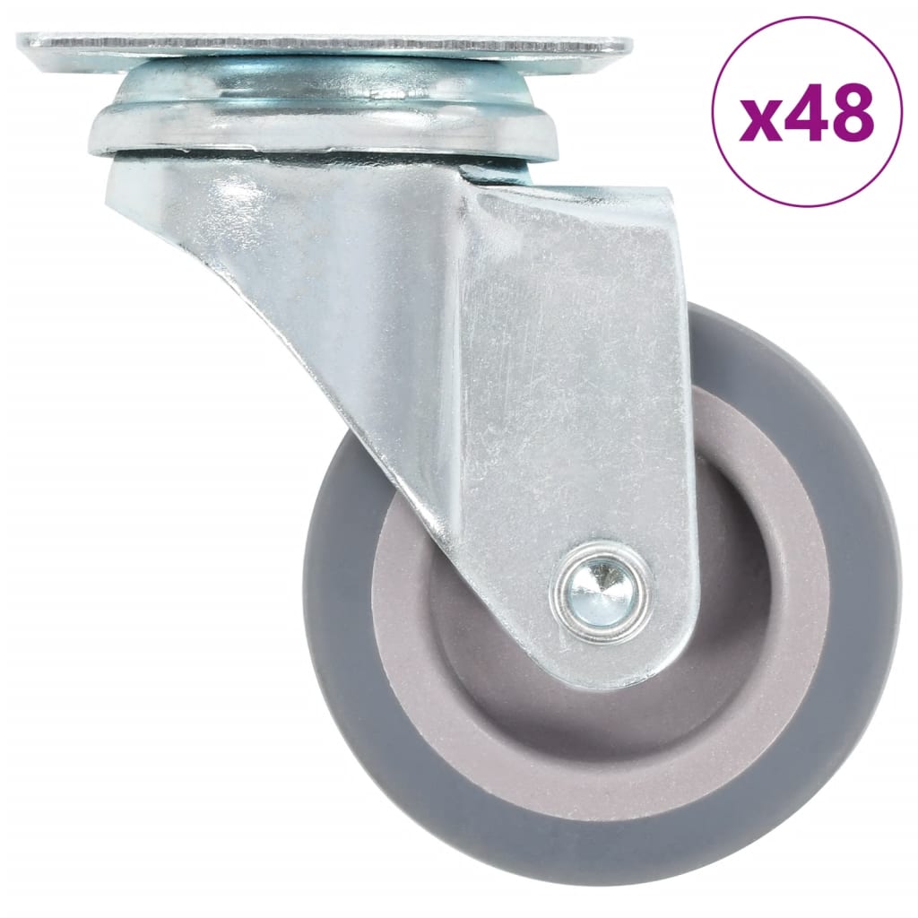 Ruedas giratorias 48 unidades 50 mm