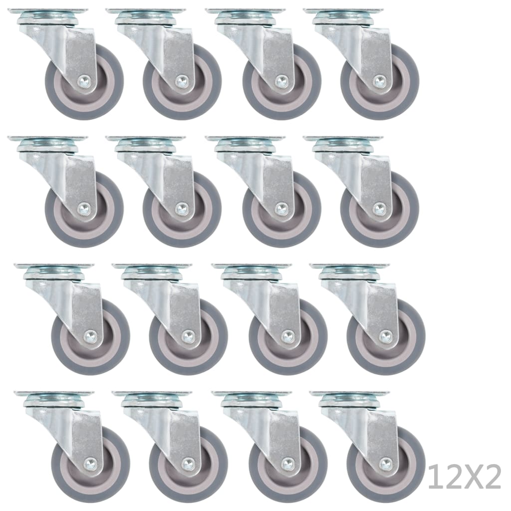 Ruedas giratorias 192 unidades 50 mm