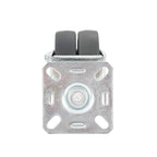 Ruedas dobles giratorias 8 unidades 50 mm