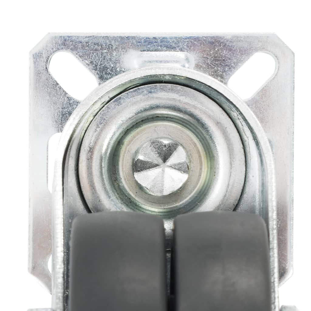 Ruedas dobles giratorias 32 unidades 50 mm
