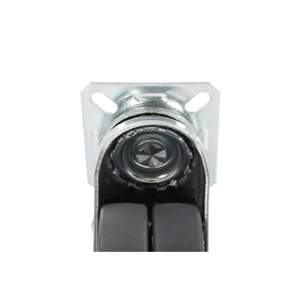 Ruedas dobles giratorias 12 unidades 50 mm