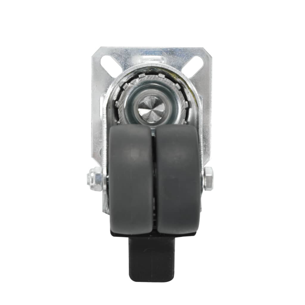 Ruedas dobles giratorias 16 unidades 50 mm