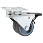 Ruedas dobles giratorias 24 unidades 50 mm