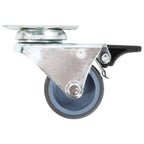 Ruedas dobles giratorias 24 unidades 50 mm