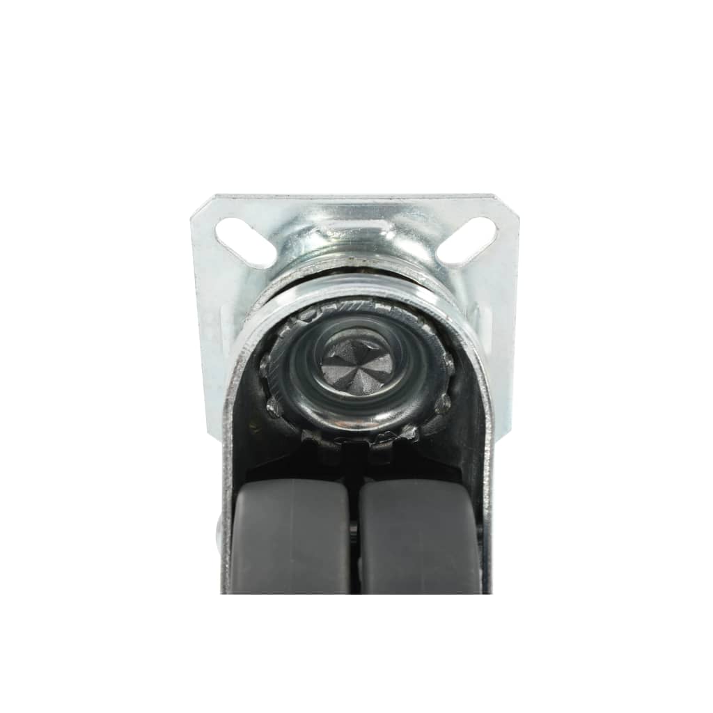 Ruedas dobles giratorias 24 unidades 50 mm