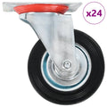 Ruedas giratorias 24 unidades 100 mm