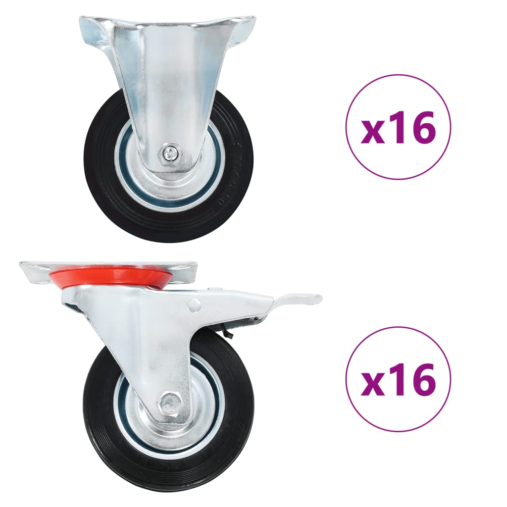 Ruedas 32 unidades 100 mm