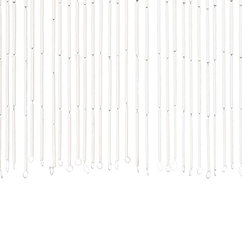 Cortina de bambú para puerta contra insectos 90x200 cm