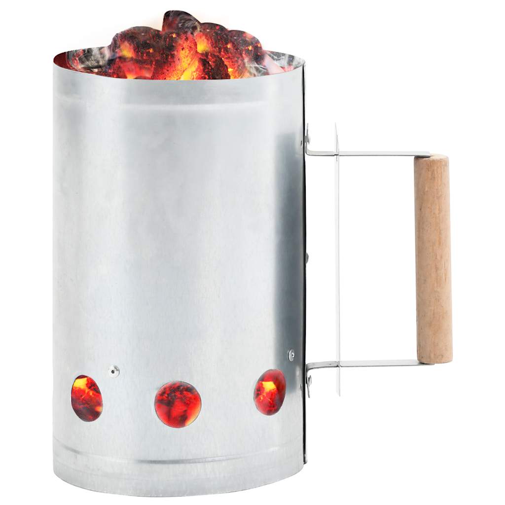 Encendedor de barbacoa de carbón de acero galvanizado