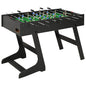 Futbolín plegable marrón claro 121x61x80 cm