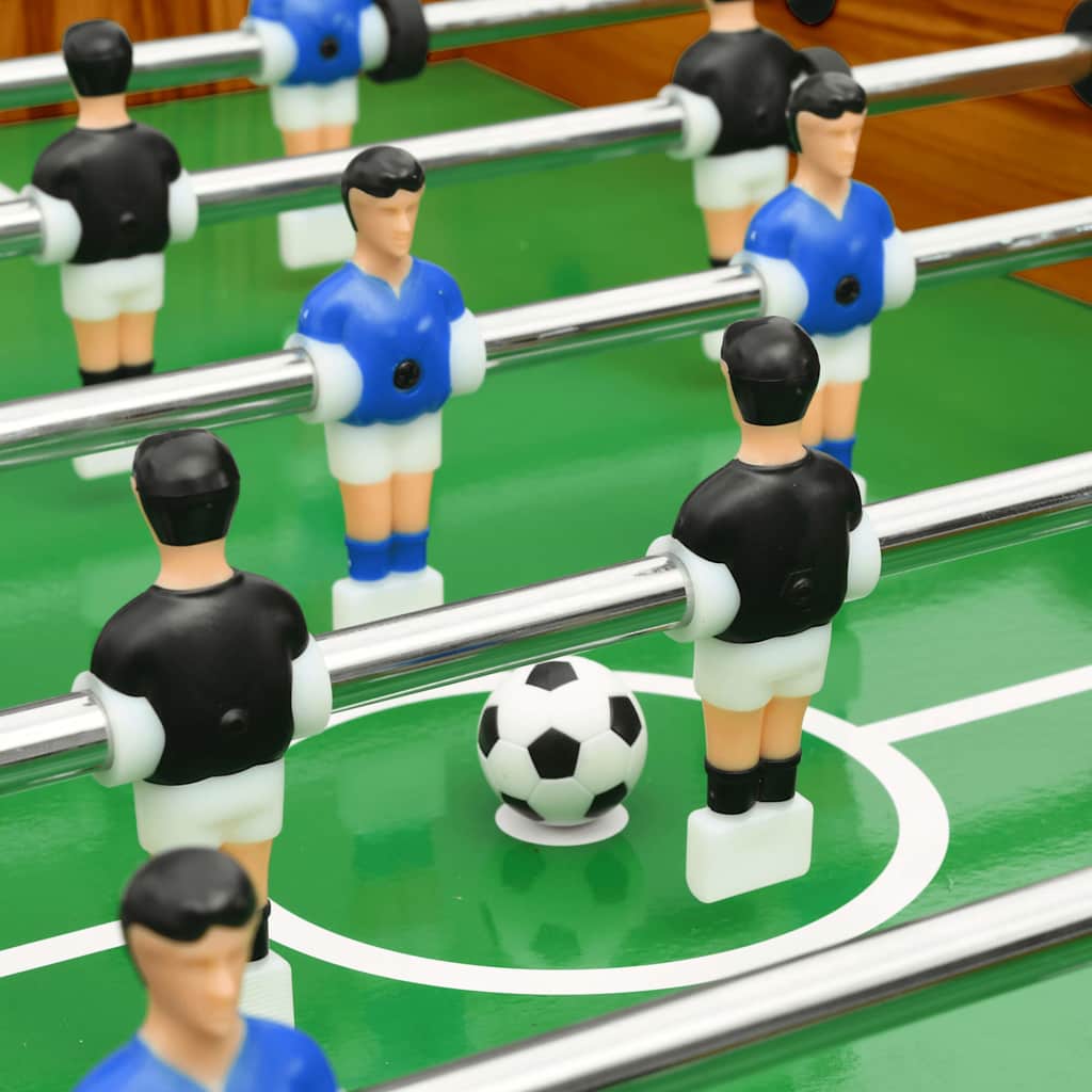 Futbolín plegable marrón claro 121x61x80 cm
