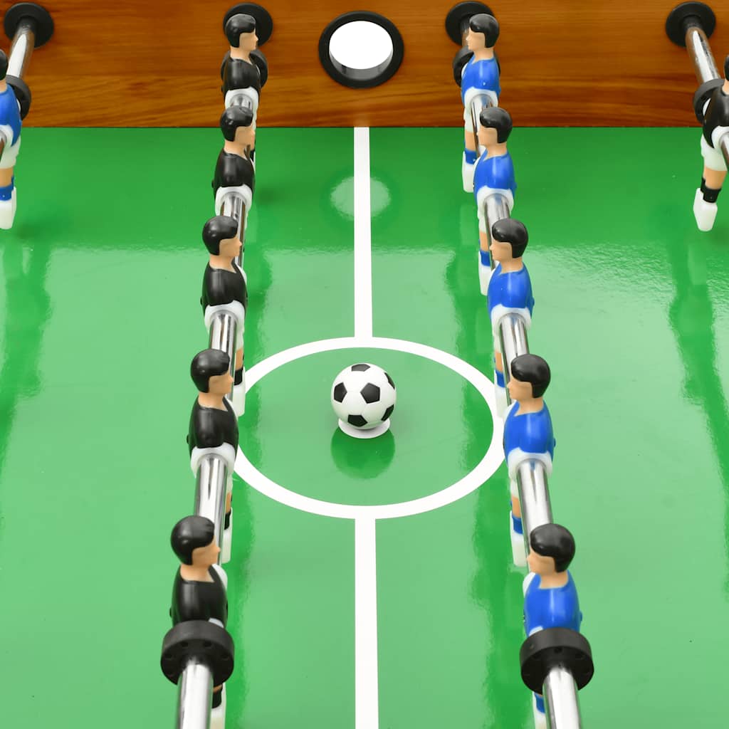 Futbolín plegable marrón claro 121x61x80 cm