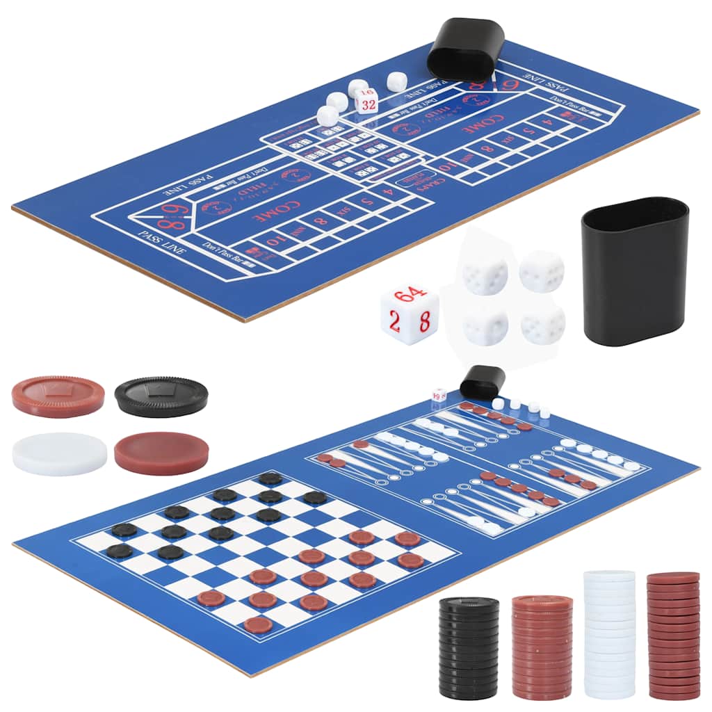 Mesa multijuegos 15 en 1 color arce 121x61x82 cm