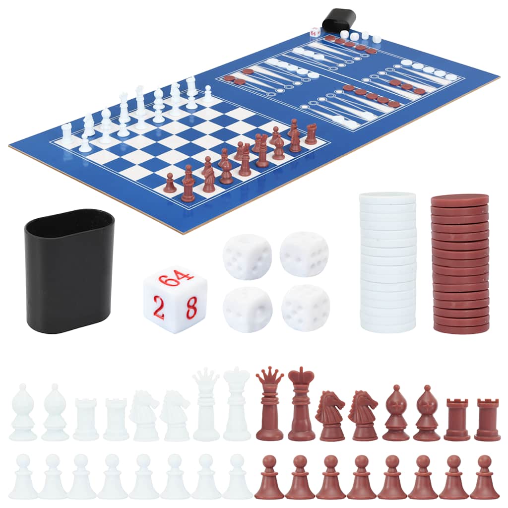 Mesa multijuegos 15 en 1 color arce 121x61x82 cm