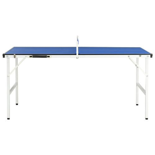 1.52m Blue Ping Pong Table with Net (152 x 76 x 66 cm)