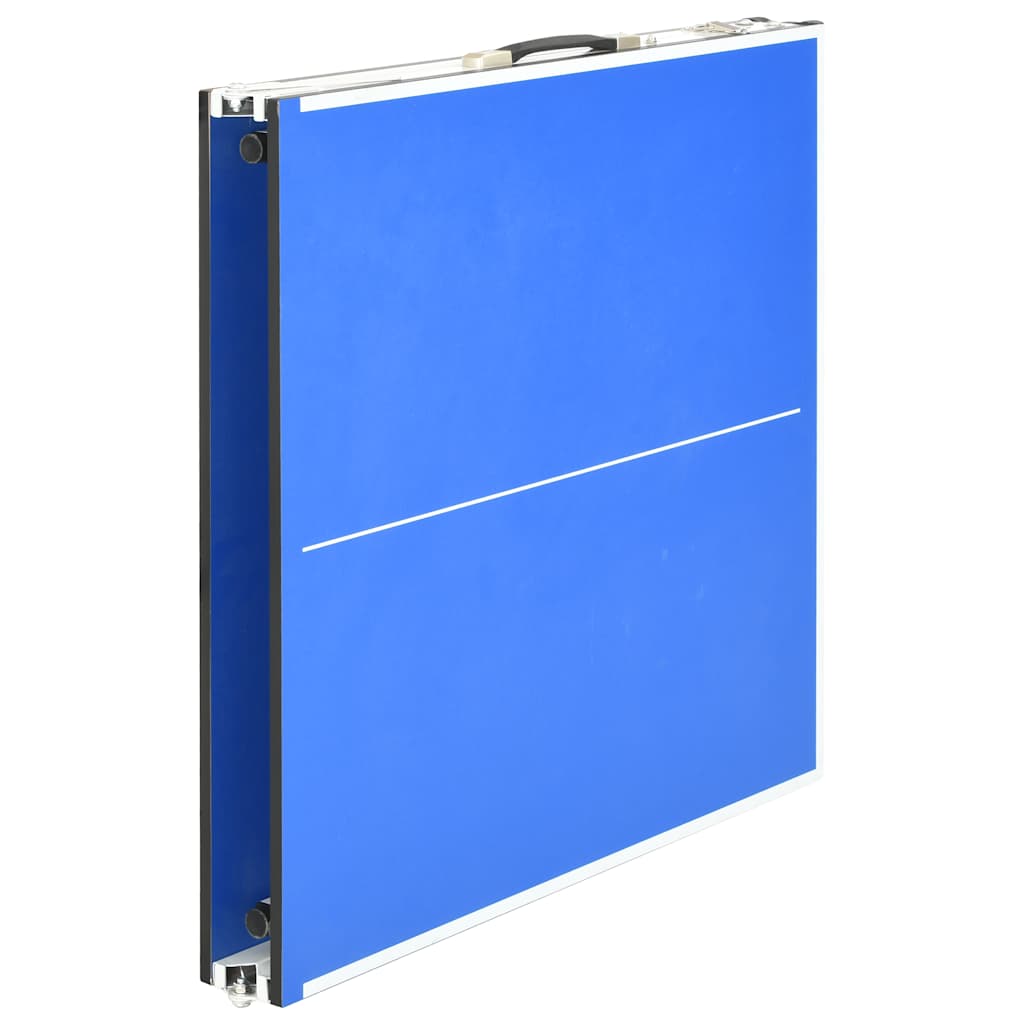 Mesa de ping pong de 1,52 m con red (152 x 76 x 66 cm), color azul