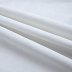 Cortinas opacas anillas de metal 2 pzas blanco crudo 140x225 cm