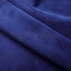 Cortinas opacas anillas 2 pzas terciopelo azul oscuro 140x175cm