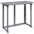 Mesa plegable de balcón madera de acacia maciza 90x50x74 cm