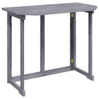 Mesa plegable de balcón madera de acacia maciza 90x50x74 cm
