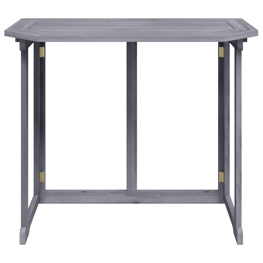 Mesa plegable de balcón madera de acacia maciza 90x50x74 cm