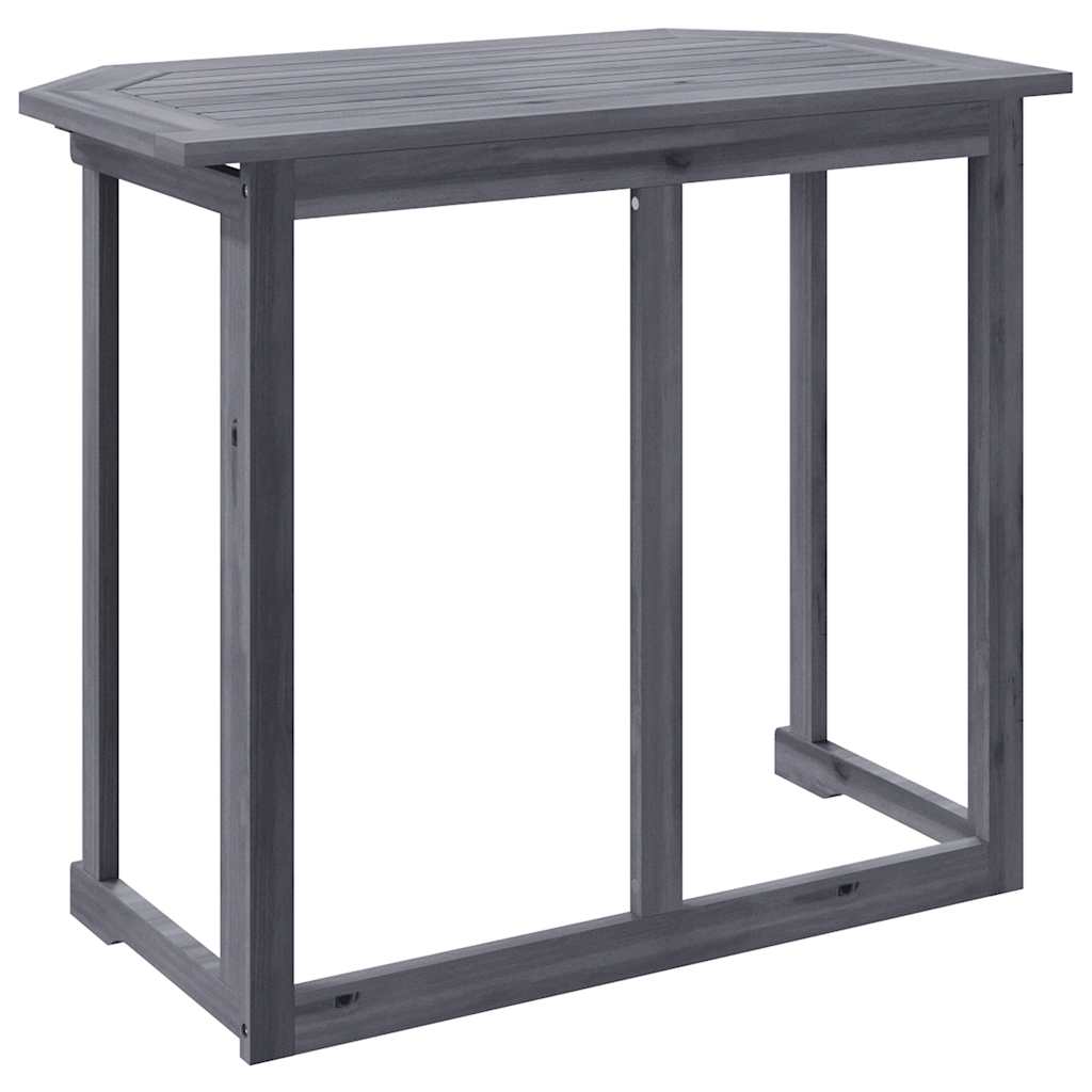 Mesa plegable de balcón madera de acacia maciza 90x50x74 cm