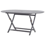 Mesa de comedor de jardín madera maciza de acacia 110x110x75 cm