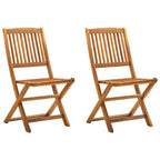 Sillas de comedor de exterior 2 uds madera maciza de acacia