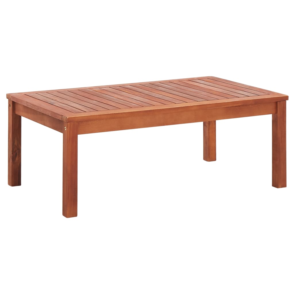 Juego de muebles de jardín 4 piezas madera maciza de acacia