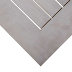 Set comedor jardín 7 pzas madera maciza acacia gris deslavado