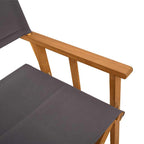Sillas de director 2 unidades madera maciza de acacia