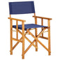Silla de director madera maciza de acacia