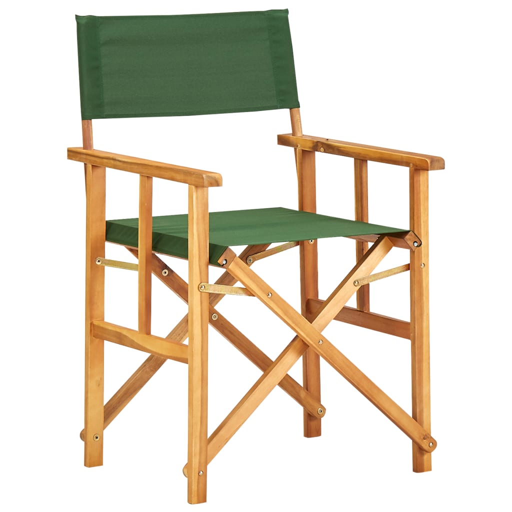 Silla de director madera maciza de acacia