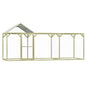 Pine wood chicken coop 1.5x9x1.5 m