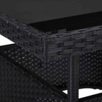 Juego de muebles 5 pcs Negro