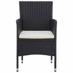 Juego de muebles 5 pcs Negro